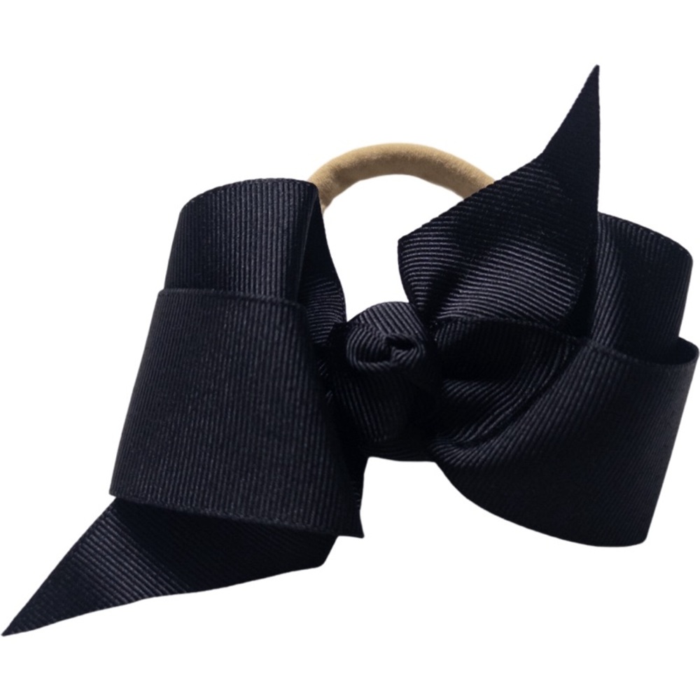 Caden Lane :: Baby Ribbon Bow Headband in Black